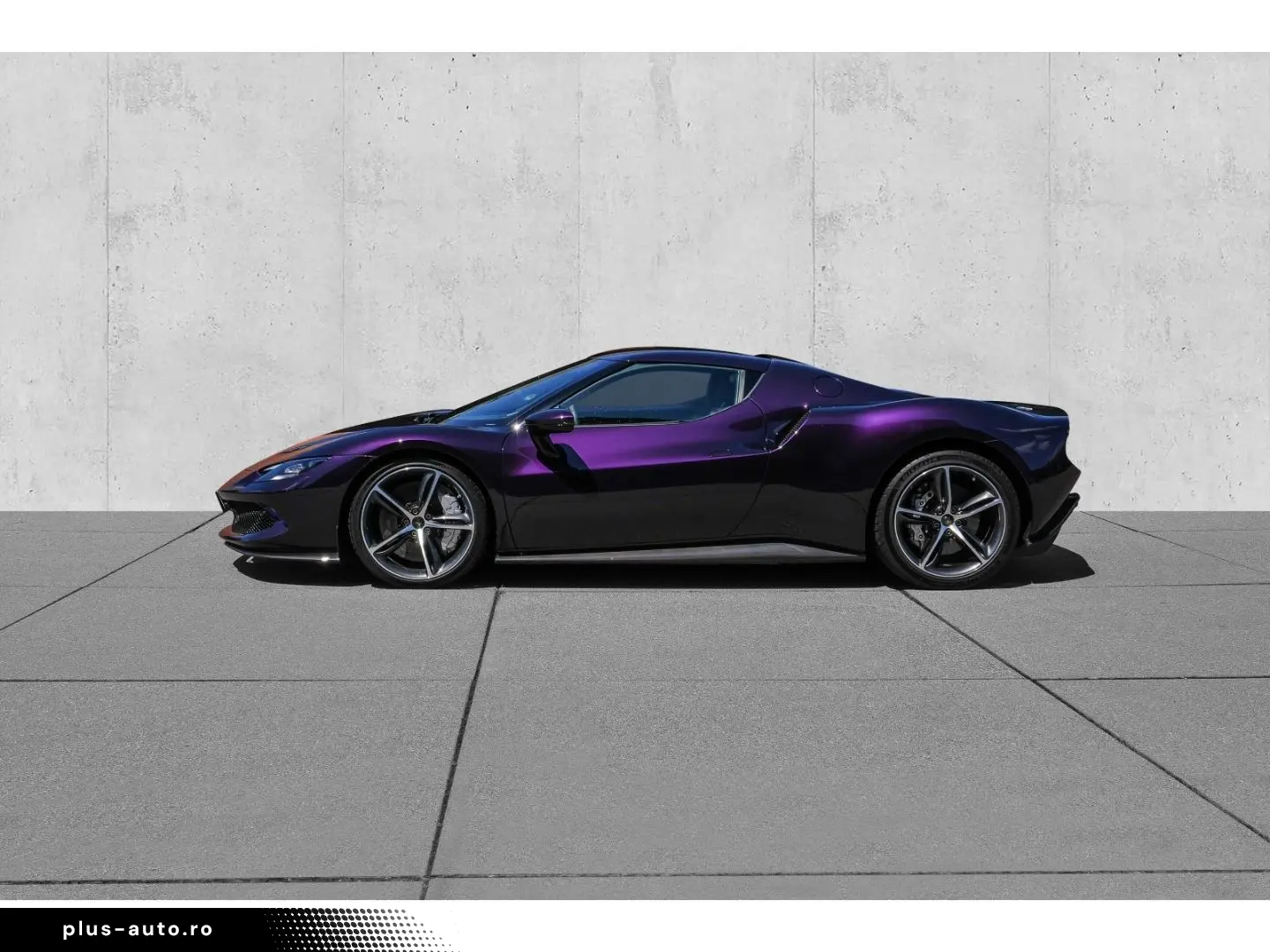 FERRARI 296 GTB  Viola Hong Kong Full Alcantara Tricolor