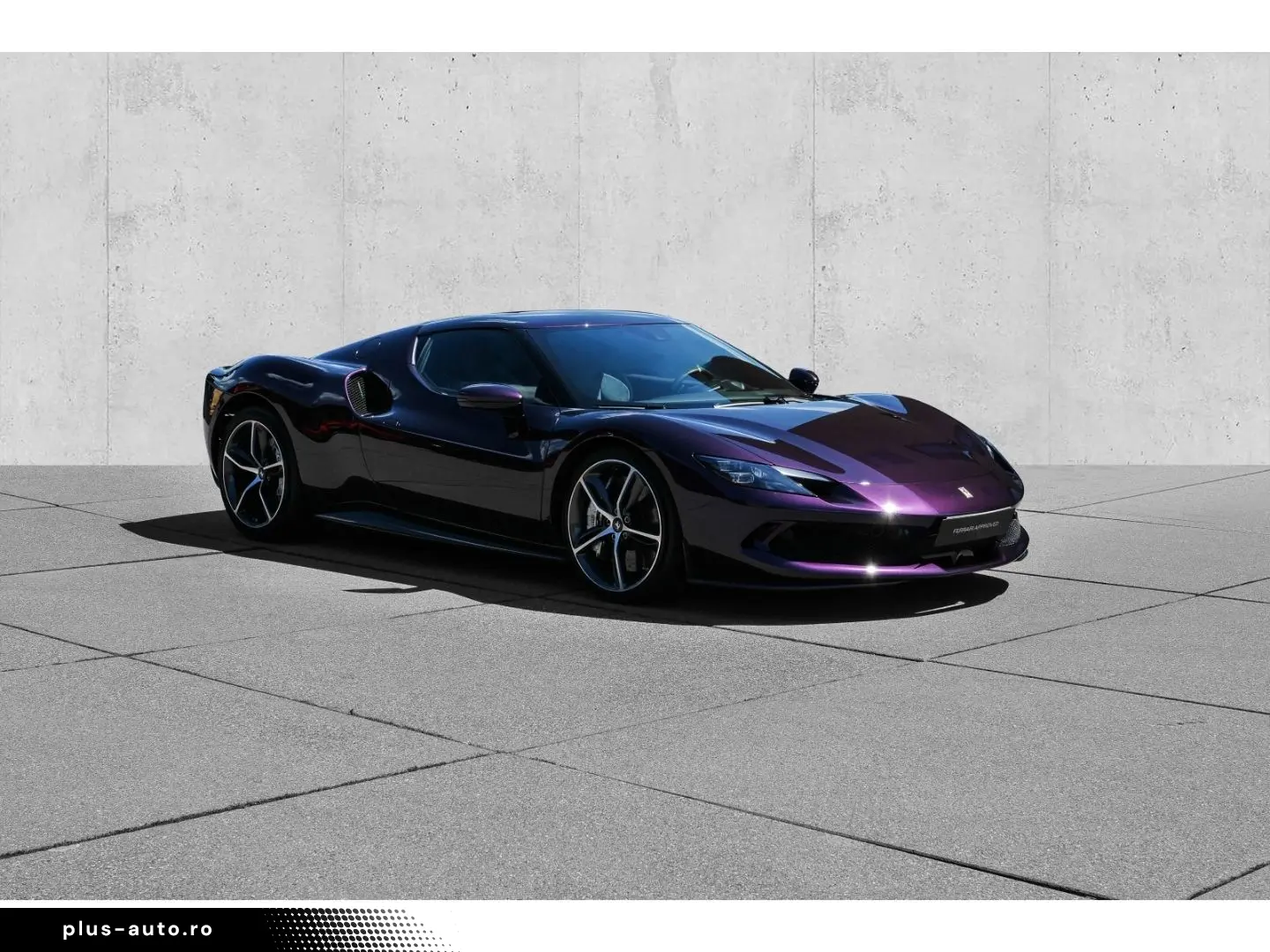 FERRARI 296 GTB  Viola Hong Kong Full Alcantara Tricolor