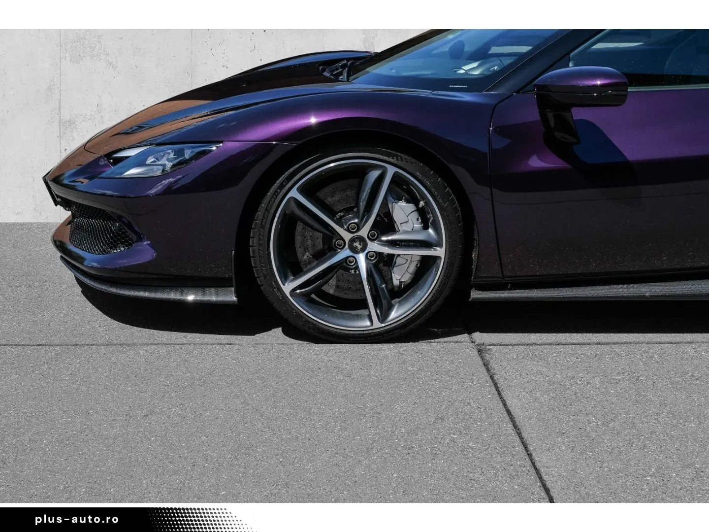 FERRARI 296 GTB  Viola Hong Kong Full Alcantara Tricolor