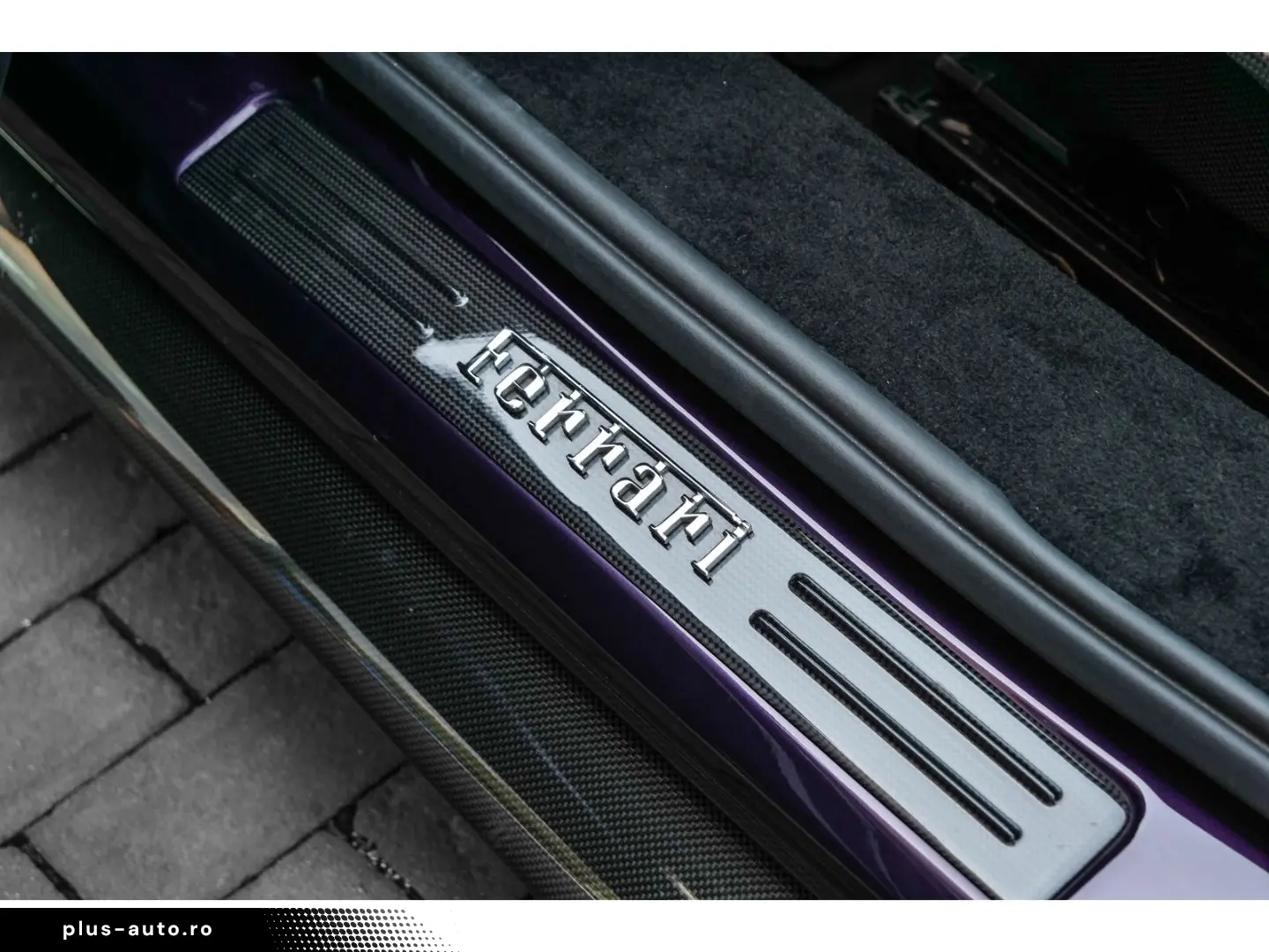 FERRARI 296 GTB  Viola Hong Kong Full Alcantara Tricolor
