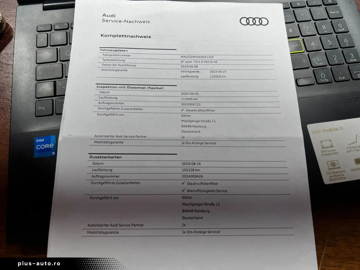 AUDI Q7 50 TDI Quattro S-Line Plus Virtual 7-Si Bose