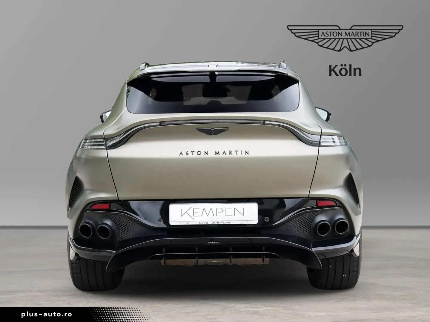 ASTON MARTIN DBX 707 Titanium Grey   Onyx Black PPF Matt