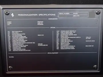 FERRARI 296 GTS Full CARBON   ACC   AppleCarPlay   JBL