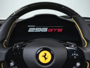 FERRARI 296 GTS  BIANCO AVUS CARBON