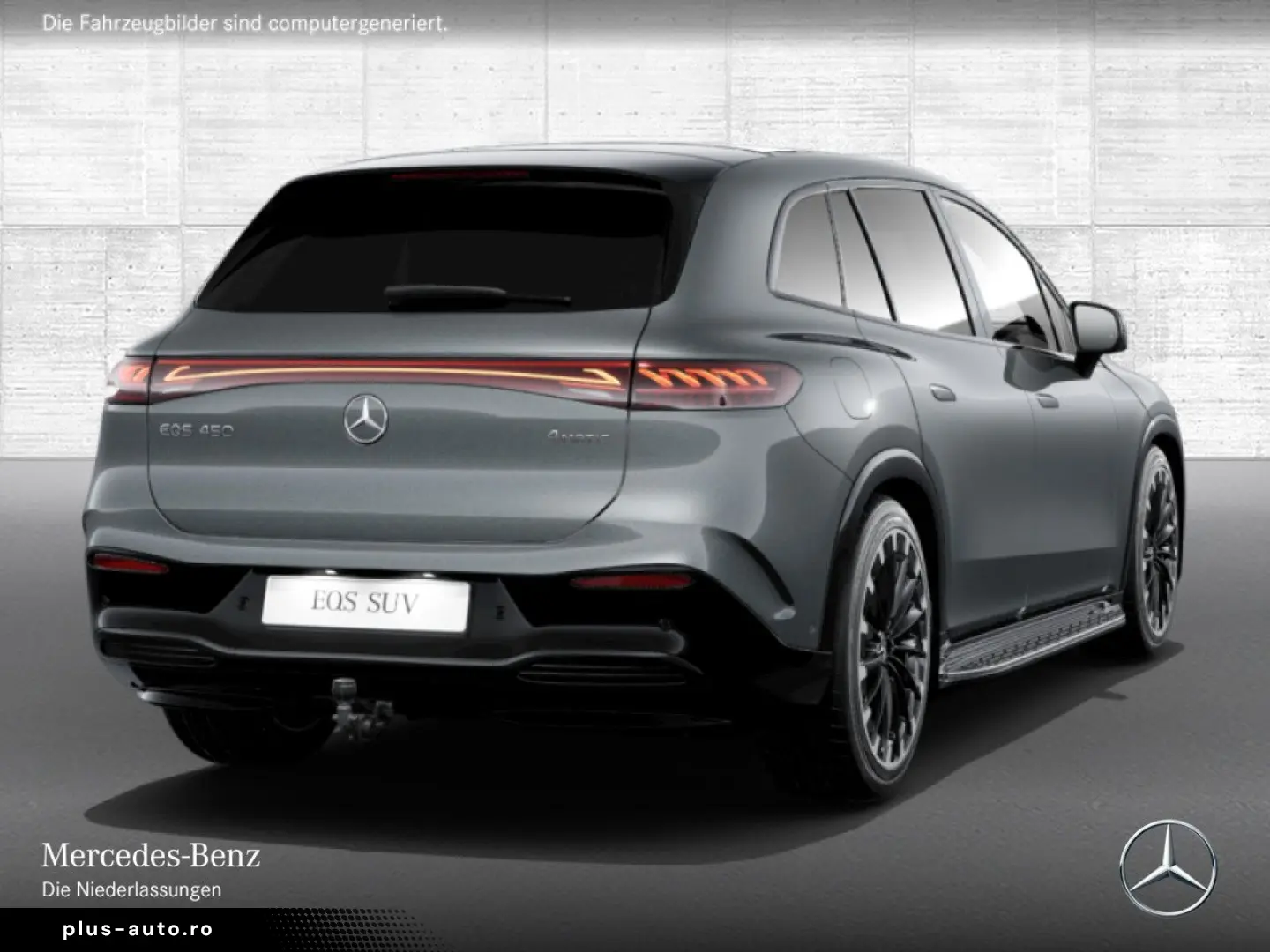MERCEDES-BENZ EQS 450 4M SUV AMG PREMIUM 22  NIGHT TRITT AHK