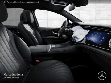 MERCEDES-BENZ EQS 450 4M SUV AMG PREMIUM 22  NIGHT TRITT AHK