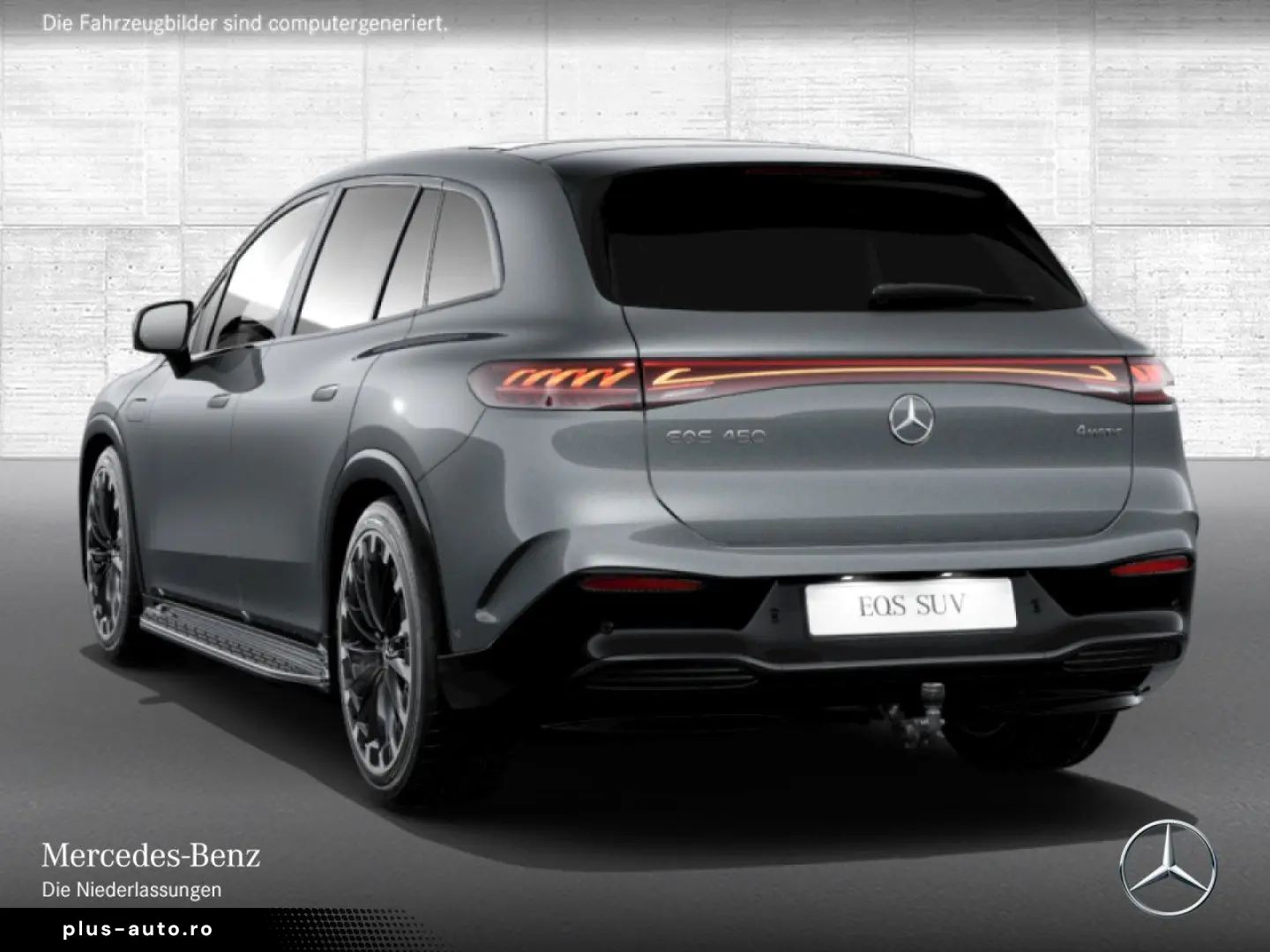 MERCEDES-BENZ EQS 450 4M SUV AMG PREMIUM 22  NIGHT TRITT AHK
