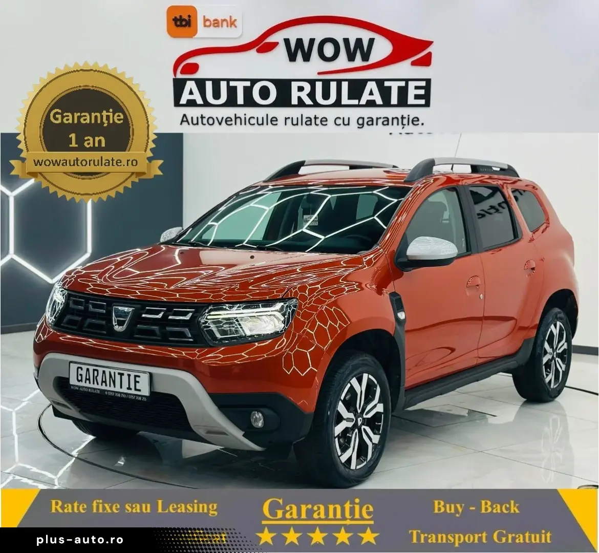DACIA DUSTER 2021 1.3i E6 Garantie 12 Luni Rate Avans 0 Doar