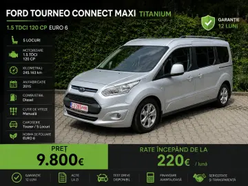 Ford Tourneo Connect Maxi Titanium   Euro 6   Panoramic