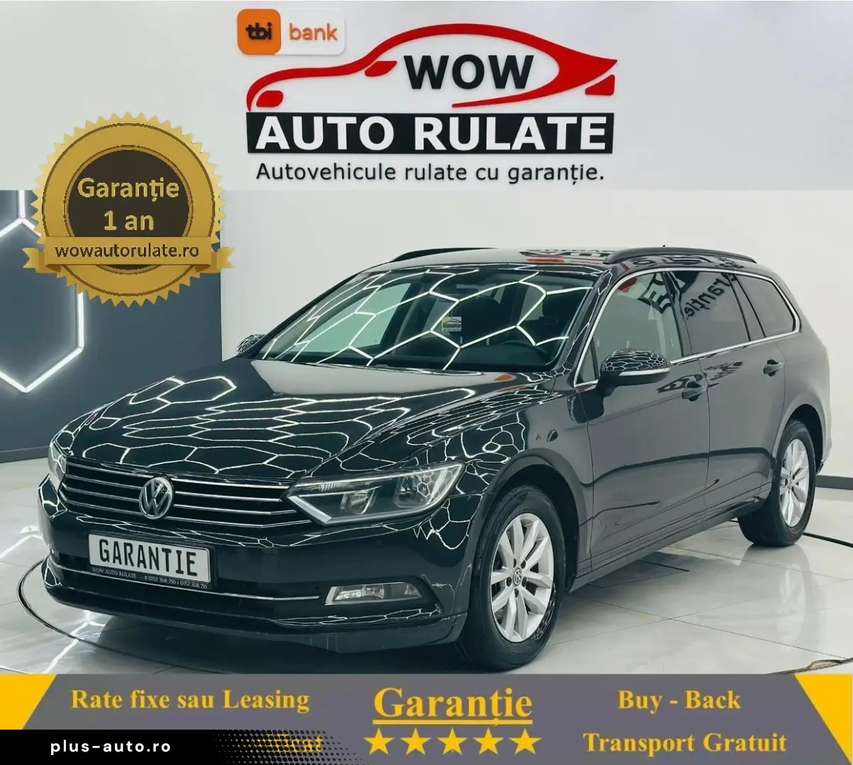 VOLKSWAGEN PASSAT 2016 2.0D E6 Garantie 12 Luni Rate Avans 0