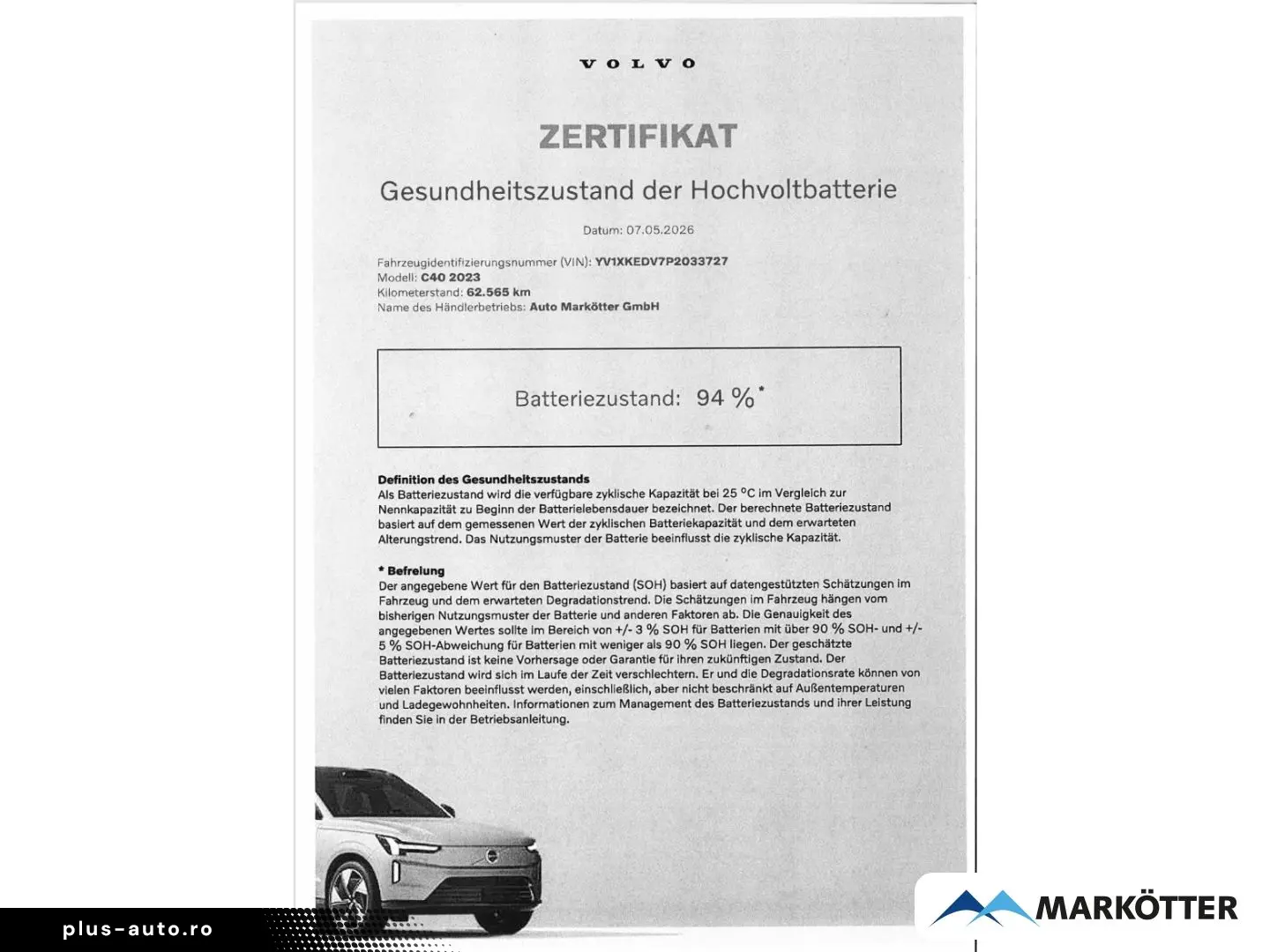 VOLVO C40 Plus Recharge Twin Motor AWD ACC BLIS Pano