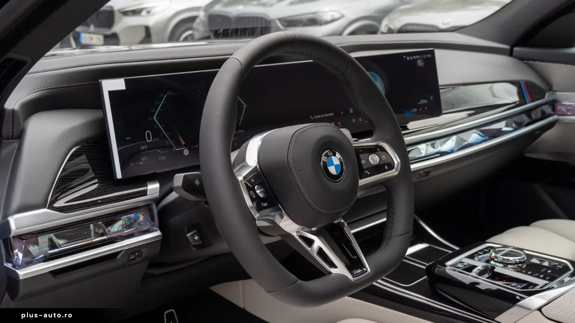 BMW 740d xDrive M Masaj Sky B&W   Finanțare Leasing