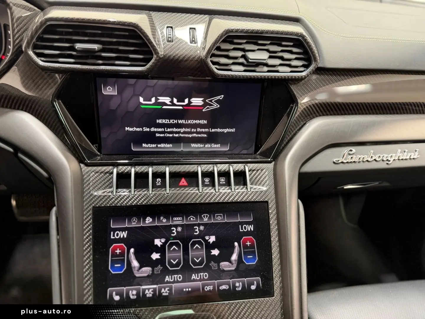 LAMBORGHINI Urus URUS S DOUBLESTICH SPORTIVLEDER CARBON PANO