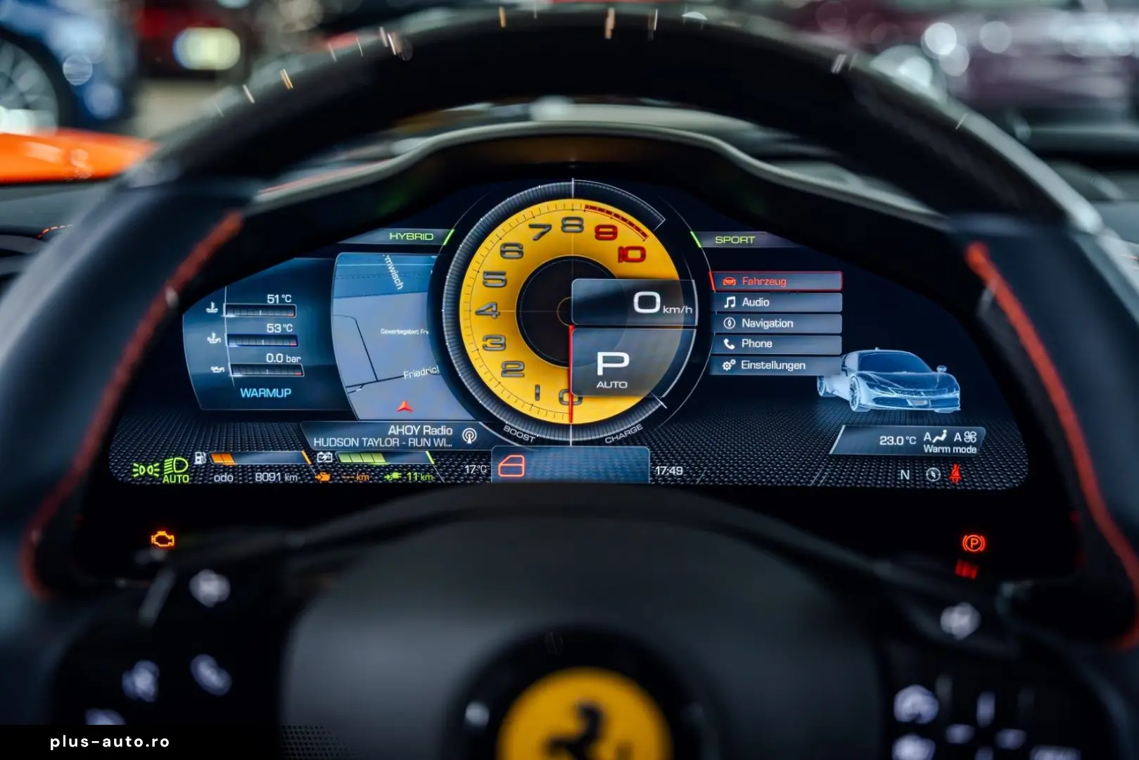 FERRARI SF90 Stradale Lift JBL Carbon Passenger-Display