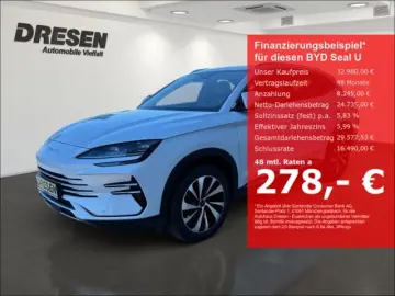 BYD Seal U DM-i 1.5 PHEV DESIGN Leder Glasdach LED L