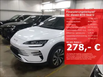 BYD Seal U DM-i 1.5 PHEV DESIGN Leder Glasdach LED L