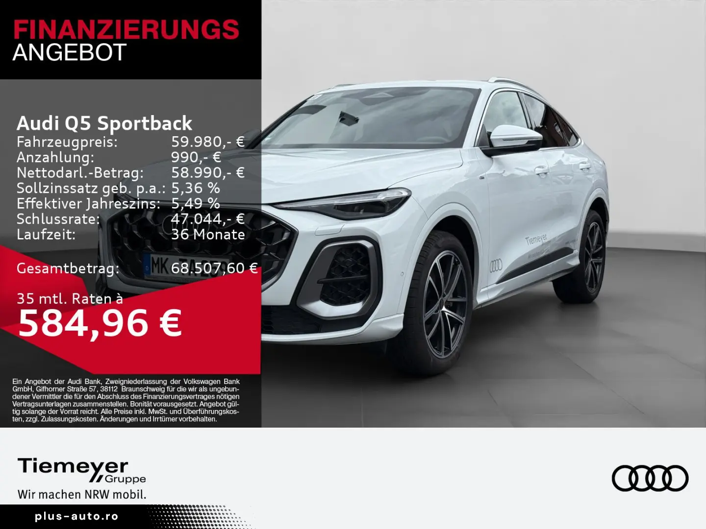 AUDI Q5 Sportback TDI Q S LINE NAVI 360  BuO LM20