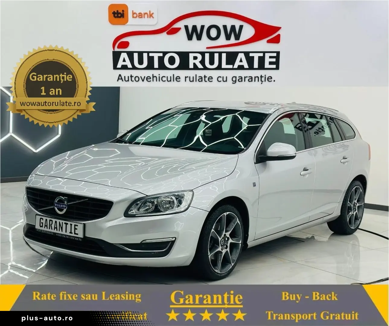 VOLVO V60 2016 2.0D E6 Garantie 12 Luni Rate Avans 0 Doar Cu