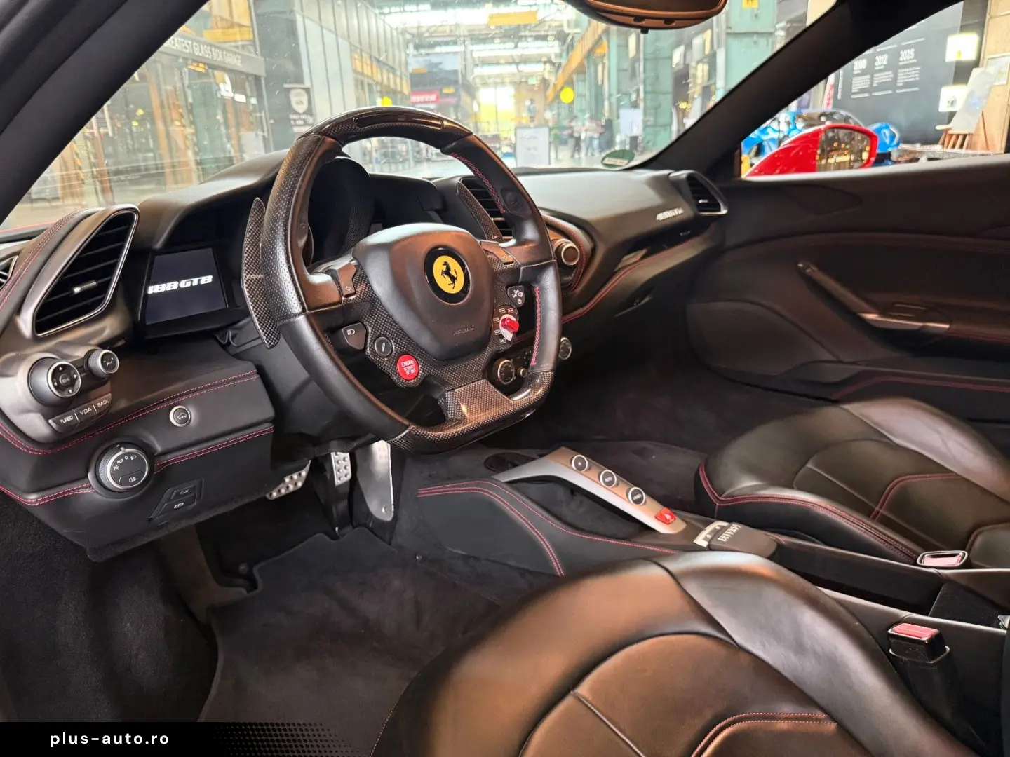 FERRARI 488 GTB Carbon Lenkrad Carbon F1 Schaltwippen