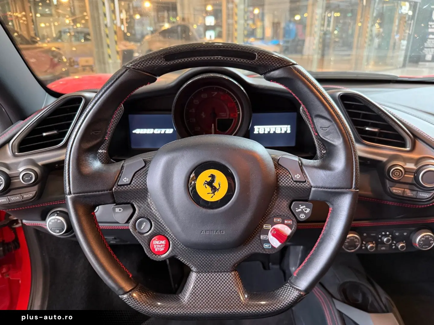 FERRARI 488 GTB Carbon Lenkrad Carbon F1 Schaltwippen
