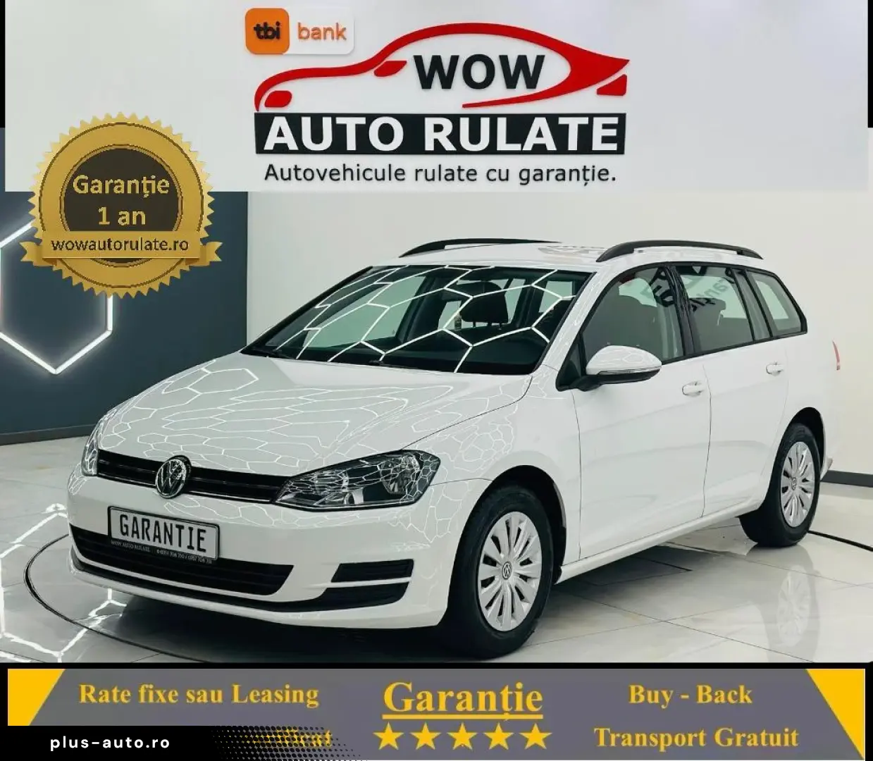VOLKSWAGEN GOLF 2014 1.2i E5 Garantie 12 Luni Rate Avans 0 D