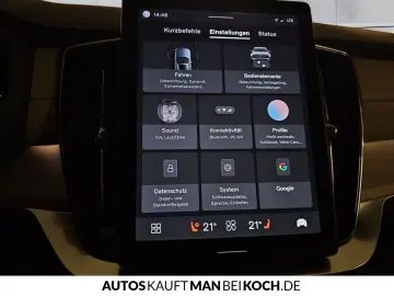 VOLVO XC90 T8PHEV UltraBright Massage Ventil B&W AirSusp 360