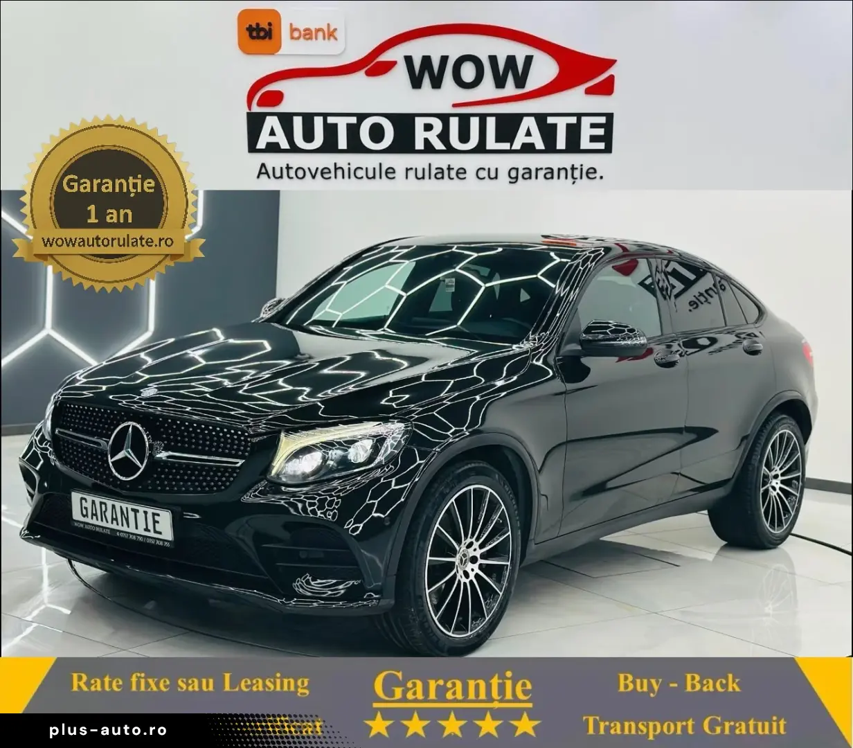 MERCEDESBENZ Glc 250 2017 2.0i E6 4X4 Garantie 12 Luni Rate