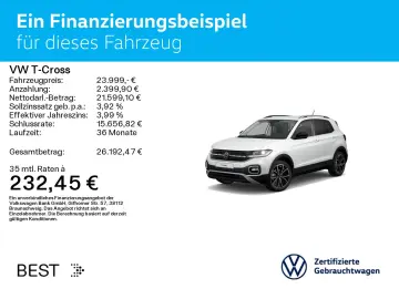 VW T-Cross 1.5 TSI DSG STYLE LED AHK KAMERA PDC SHZ