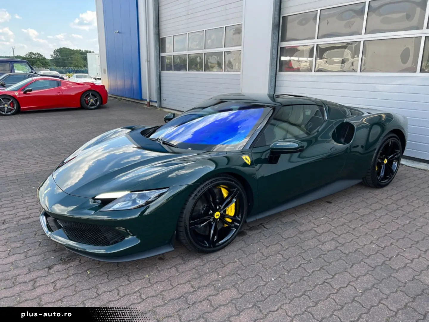 FERRARI 296 GTB VERDE BRITISH GREEN LIFT RACING SEATS