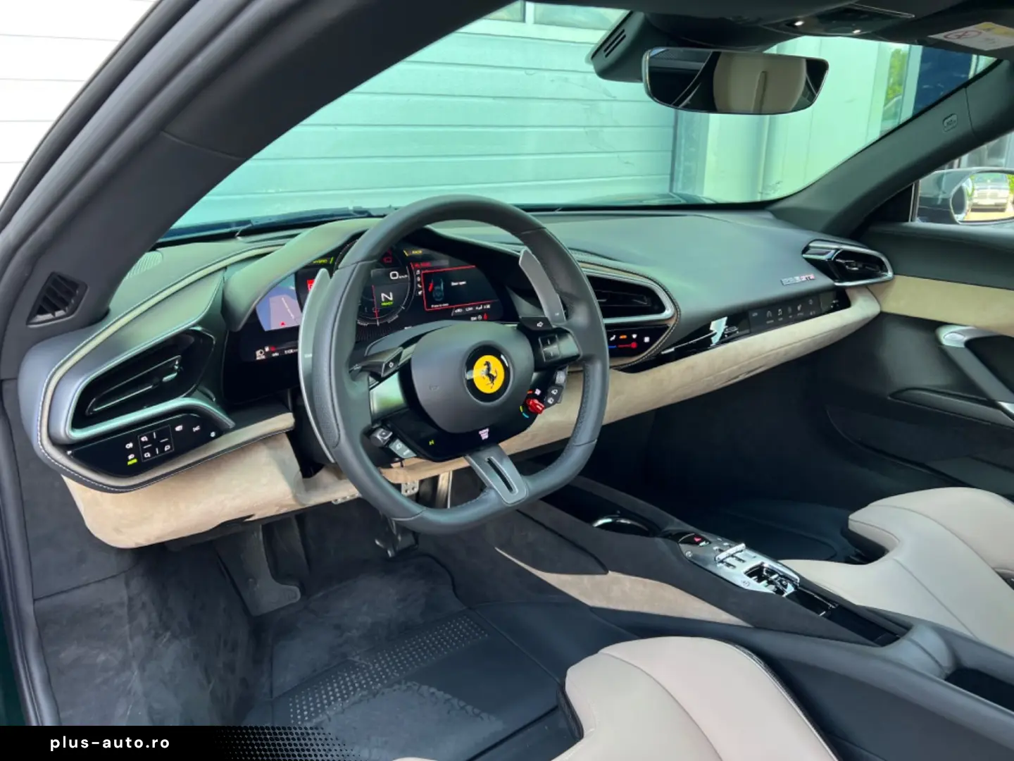 FERRARI 296 GTB VERDE BRITISH GREEN LIFT RACING SEATS