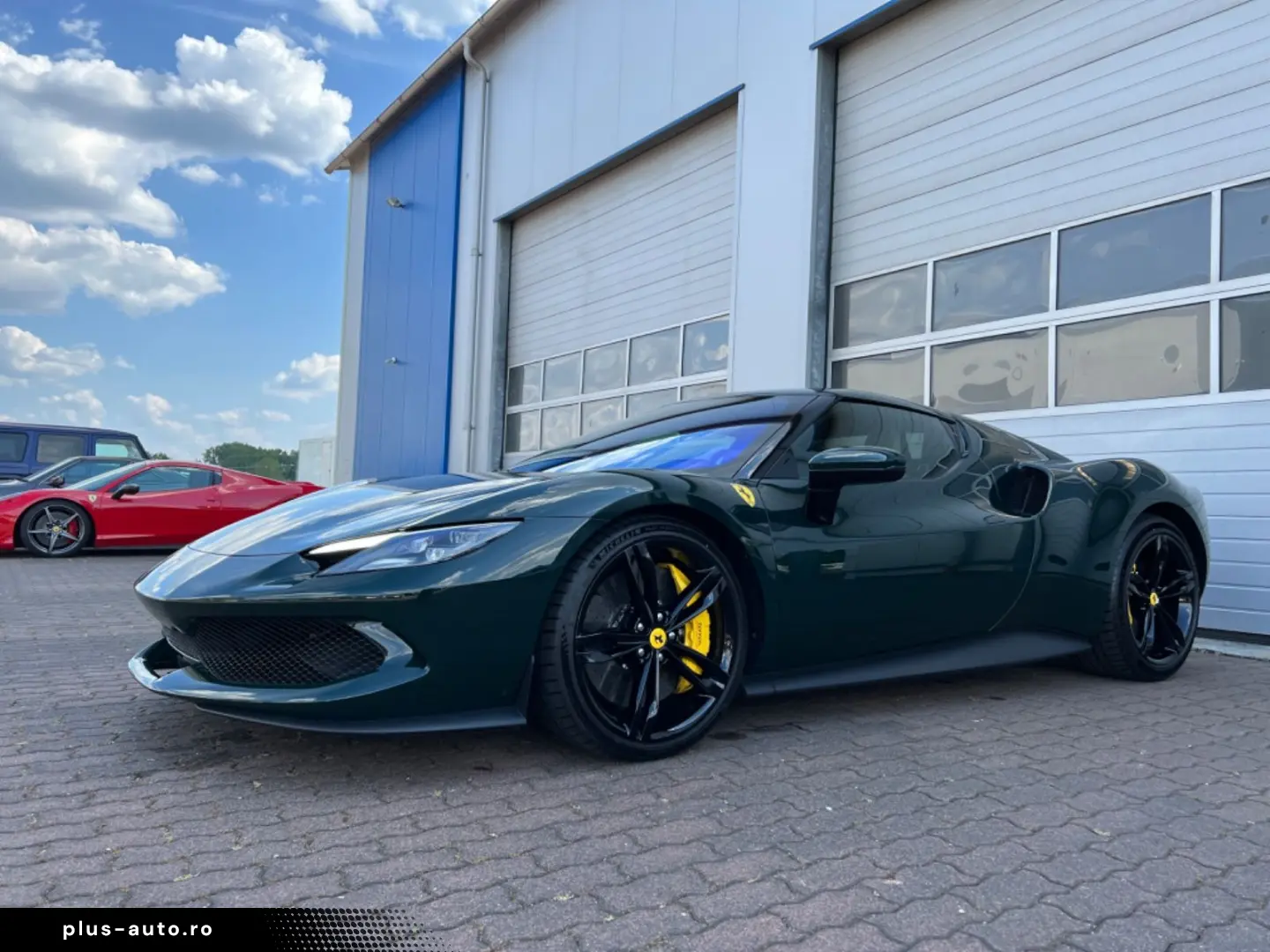 FERRARI 296 GTB VERDE BRITISH GREEN LIFT RACING SEATS