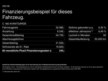 MERCEDES-BENZ C 180 Avantgarde ADVANCED ANHÄNGERKUPP…