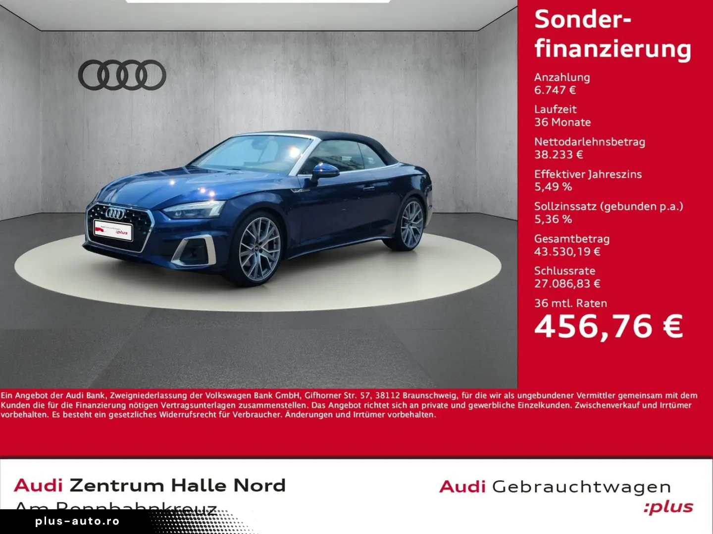 AUDI A5 Cabriolet S line 45 TFSI quattro S tronic
