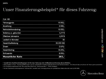 MERCEDES-BENZ CLA 180 Coupé Progressive Pano LED Spu…