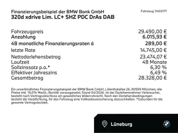 BMW 320d xdrive Lim. LC  SHZ PDC DrAs DAB Bluetooth
