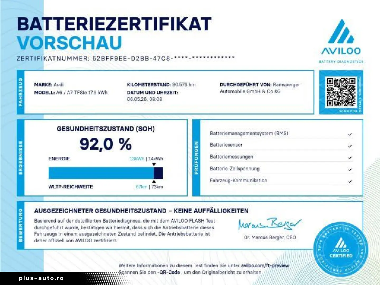 AUDI A6 Limousine 50 TFSI e quat. Matrix ACC HuD AHK