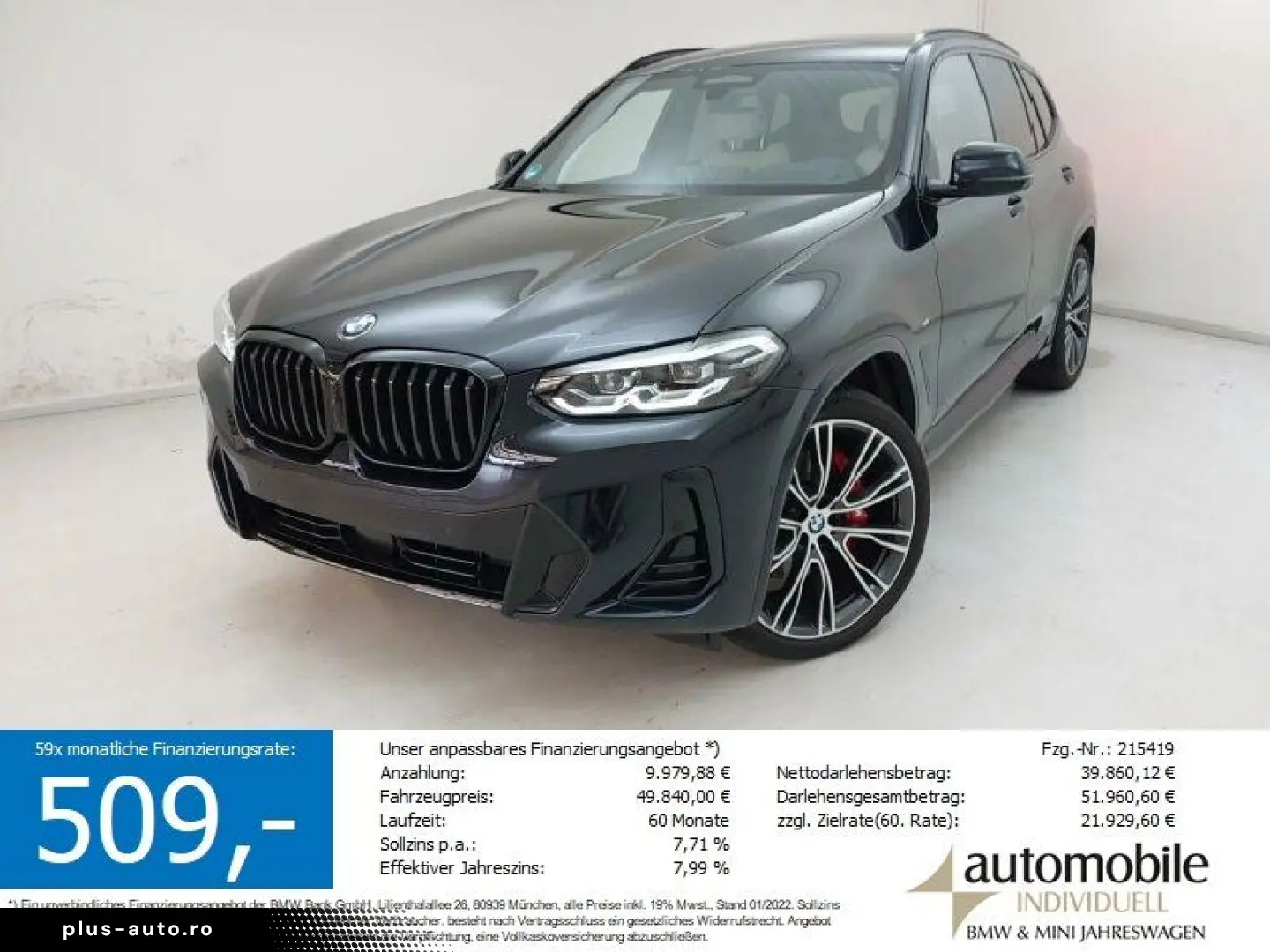 BMW X3 30d xDr. M Sport ACC HuD Park  H&K Standh.