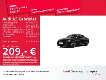 AUDI A5 Cabriolet 40 TFSI qu. S tronic S line competi