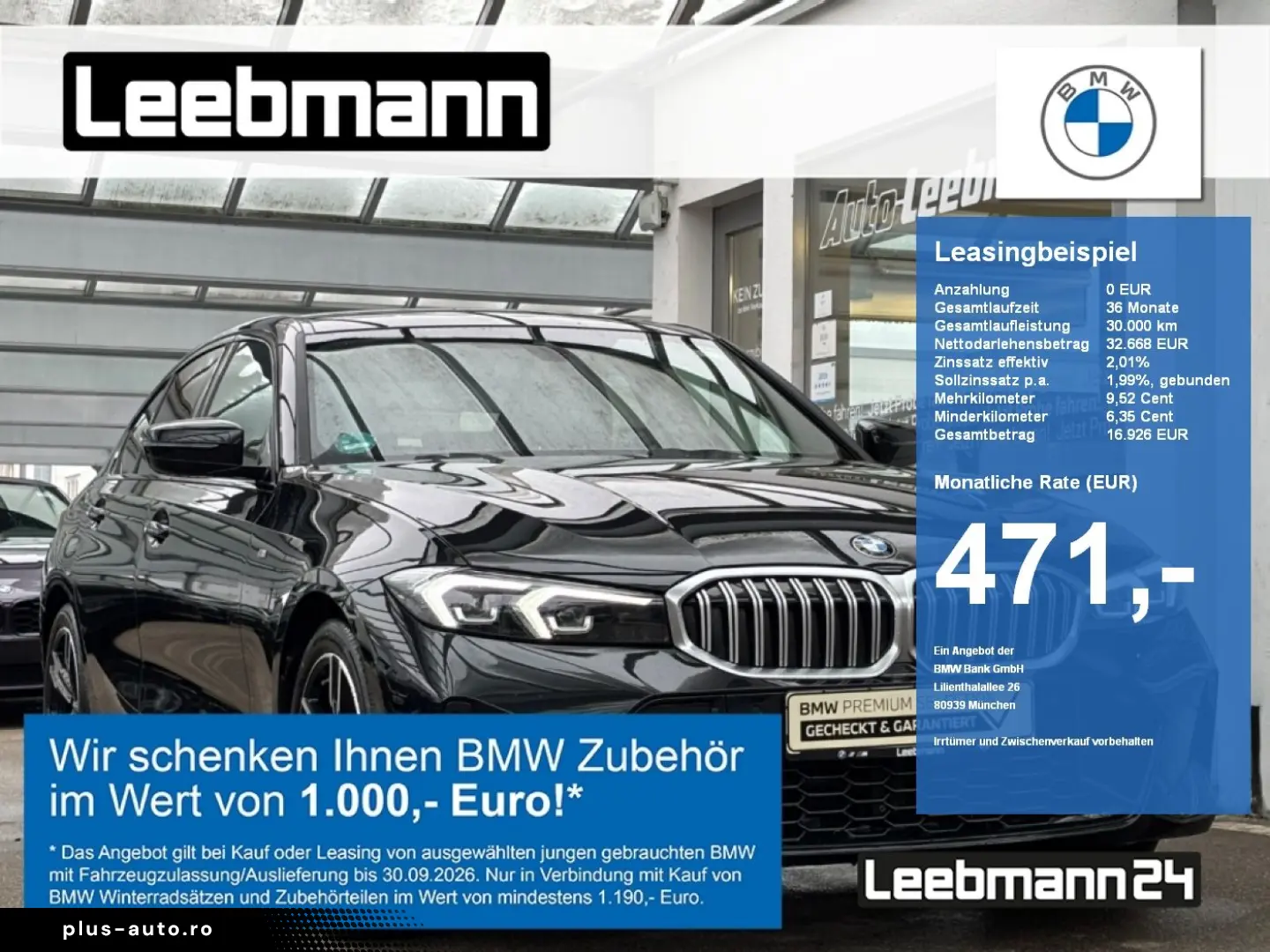 BMW 320d Limousine M-Sport Finanzierung ab 1 99%