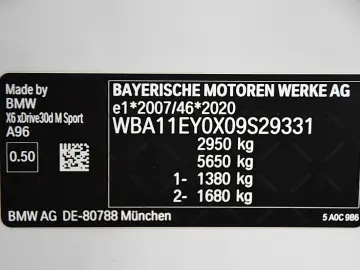 BMW X6 XDRIVE 30D M-SPORTPAKET PRO FACELIFT 1 HAND