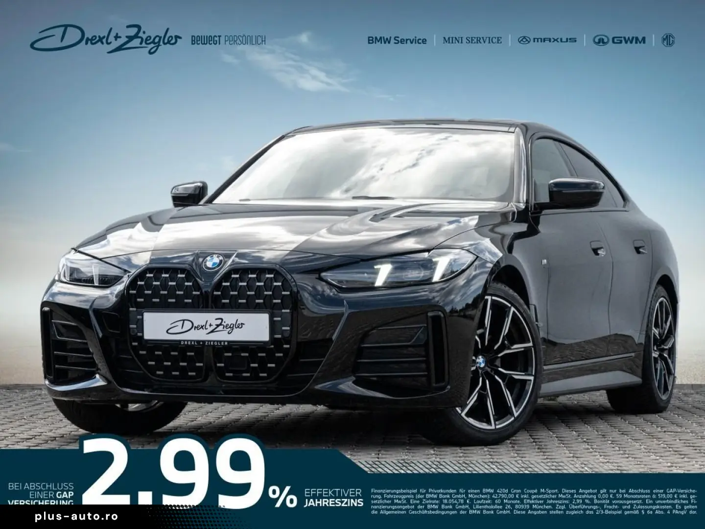 BMW 420d Gran Coupe M-Sport 19 GSD ACC KoZg RFK LED