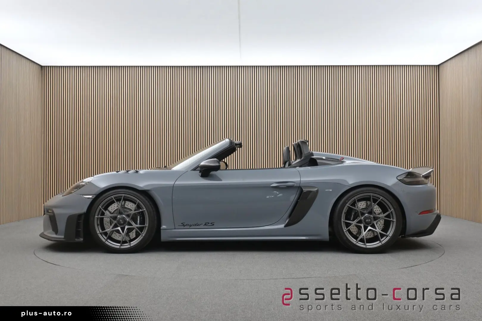 PORSCHE 718 Boxster Spyder RS Weissach Lift 90L Carbon