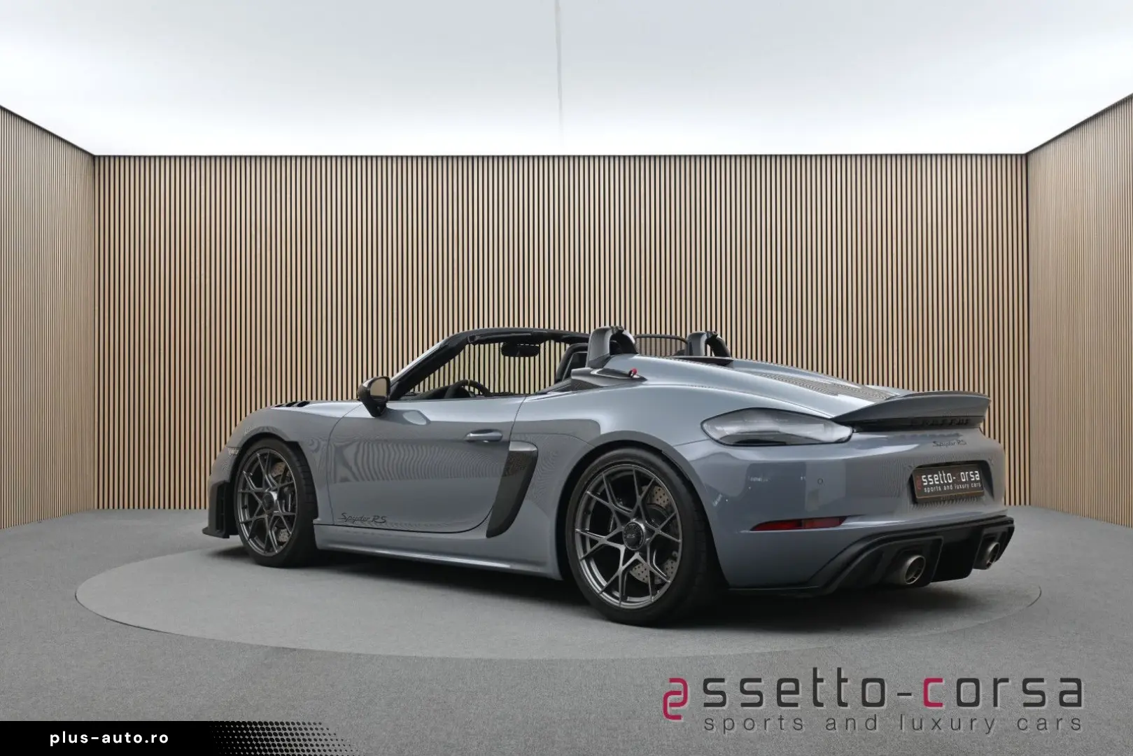 PORSCHE 718 Boxster Spyder RS Weissach Lift 90L Carbon