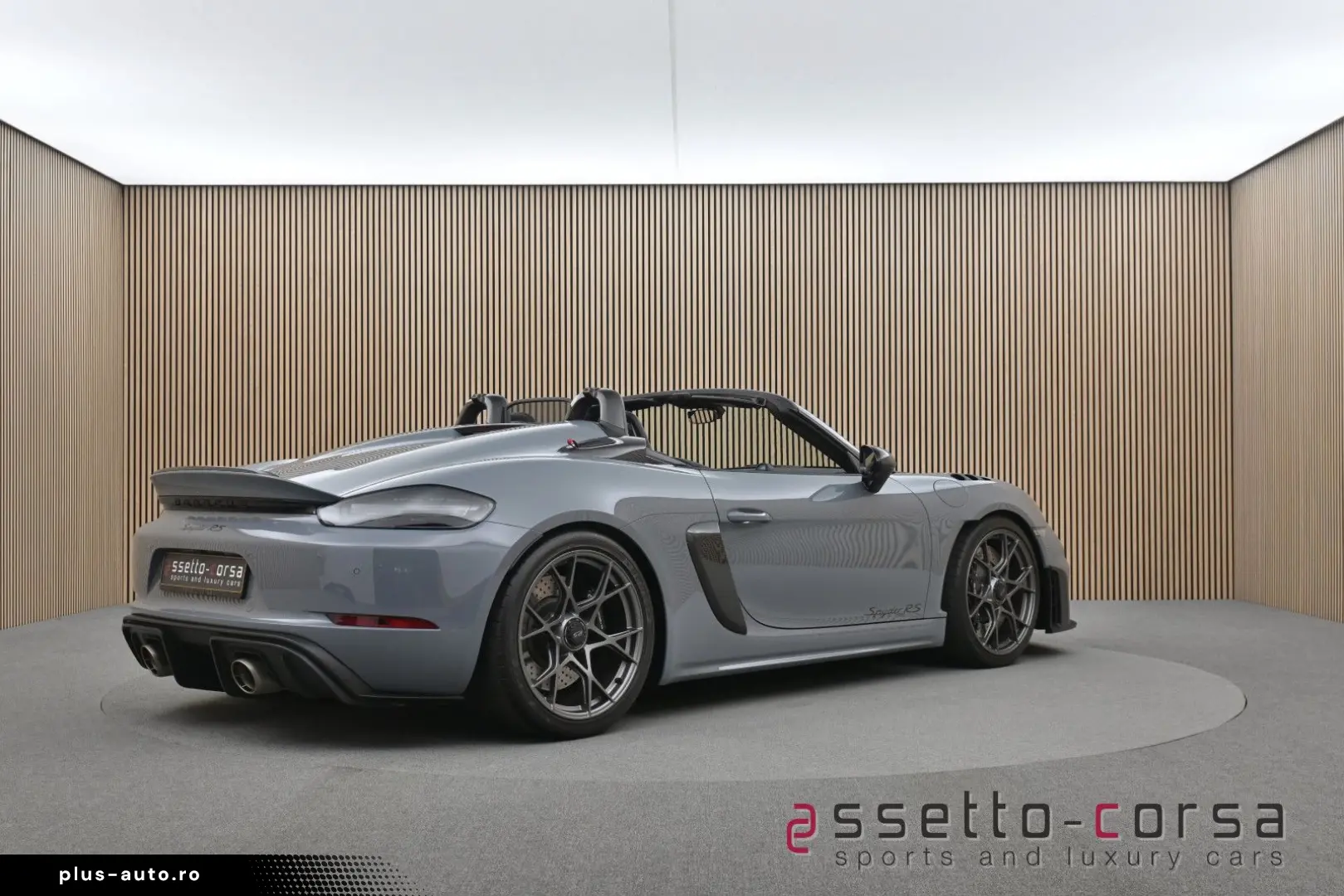 PORSCHE 718 Boxster Spyder RS Weissach Lift 90L Carbon