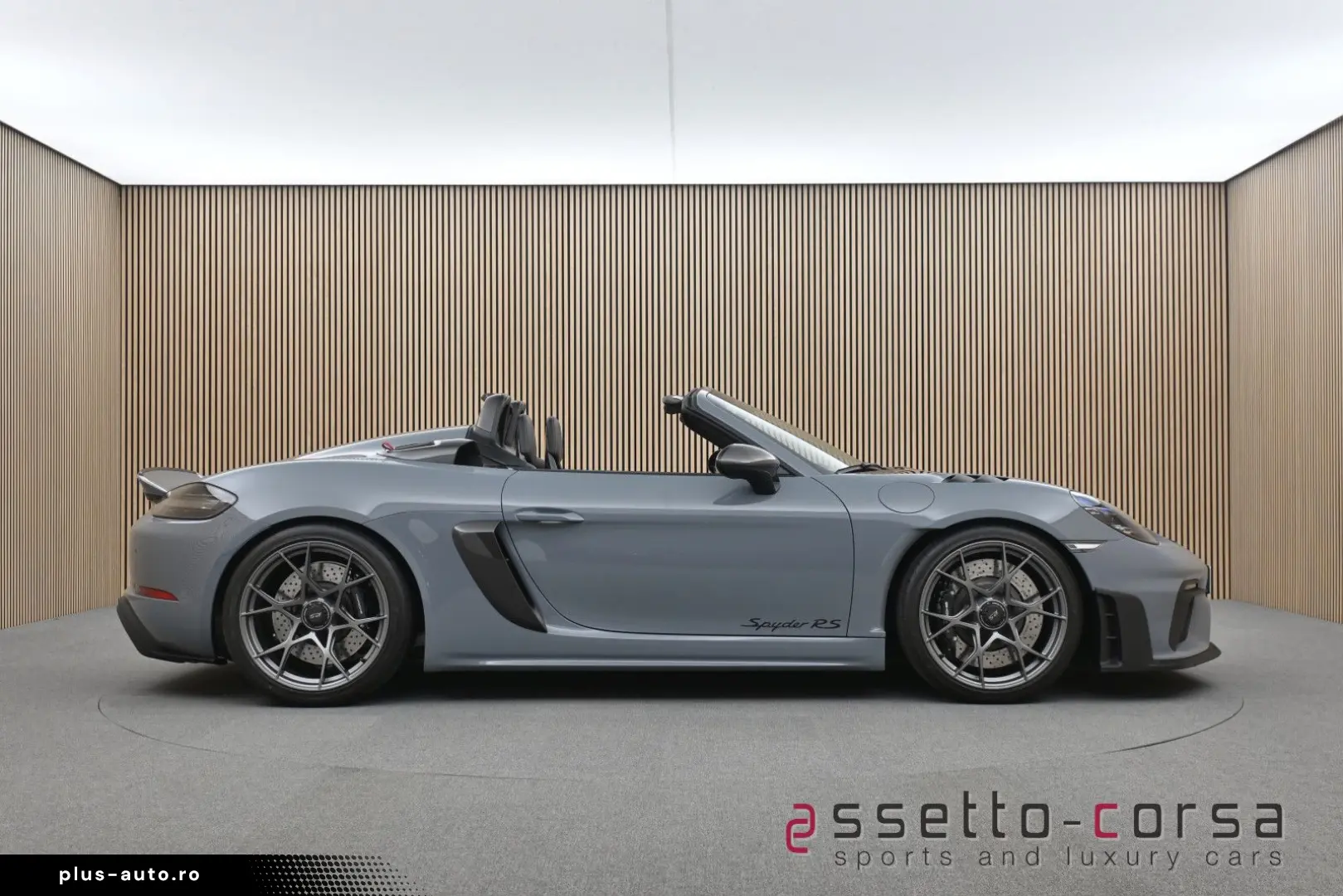 PORSCHE 718 Boxster Spyder RS Weissach Lift 90L Carbon