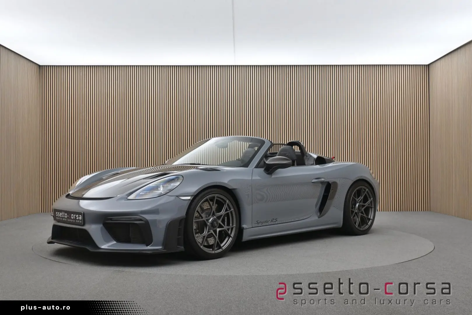 PORSCHE 718 Boxster Spyder RS Weissach Lift 90L Carbon