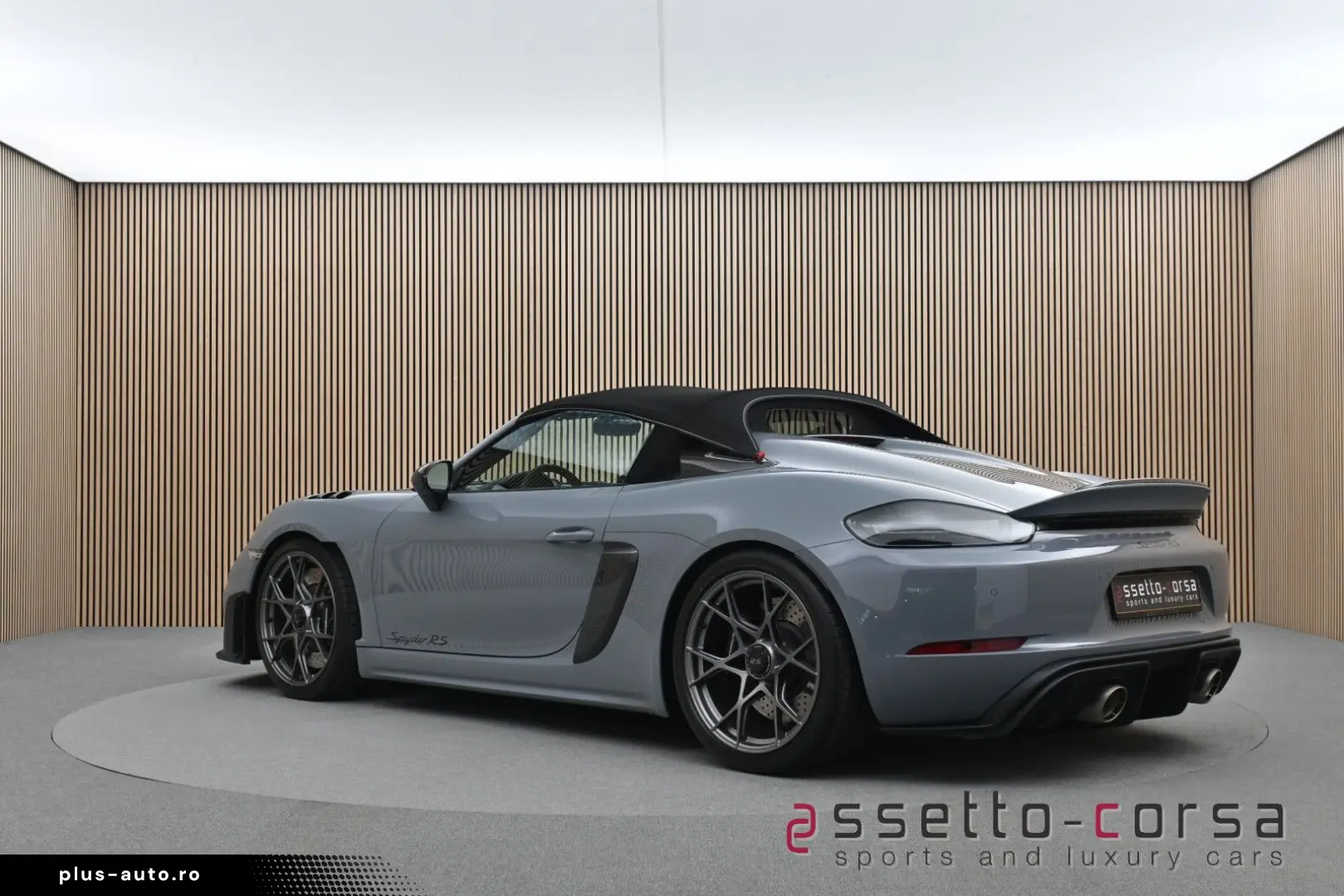 PORSCHE 718 Boxster Spyder RS Weissach Lift 90L Carbon
