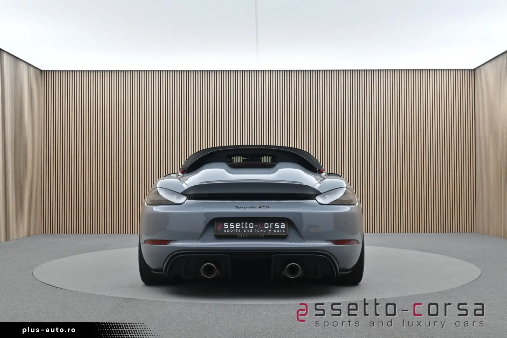 PORSCHE 718 Boxster Spyder RS Weissach Lift 90L Carbon