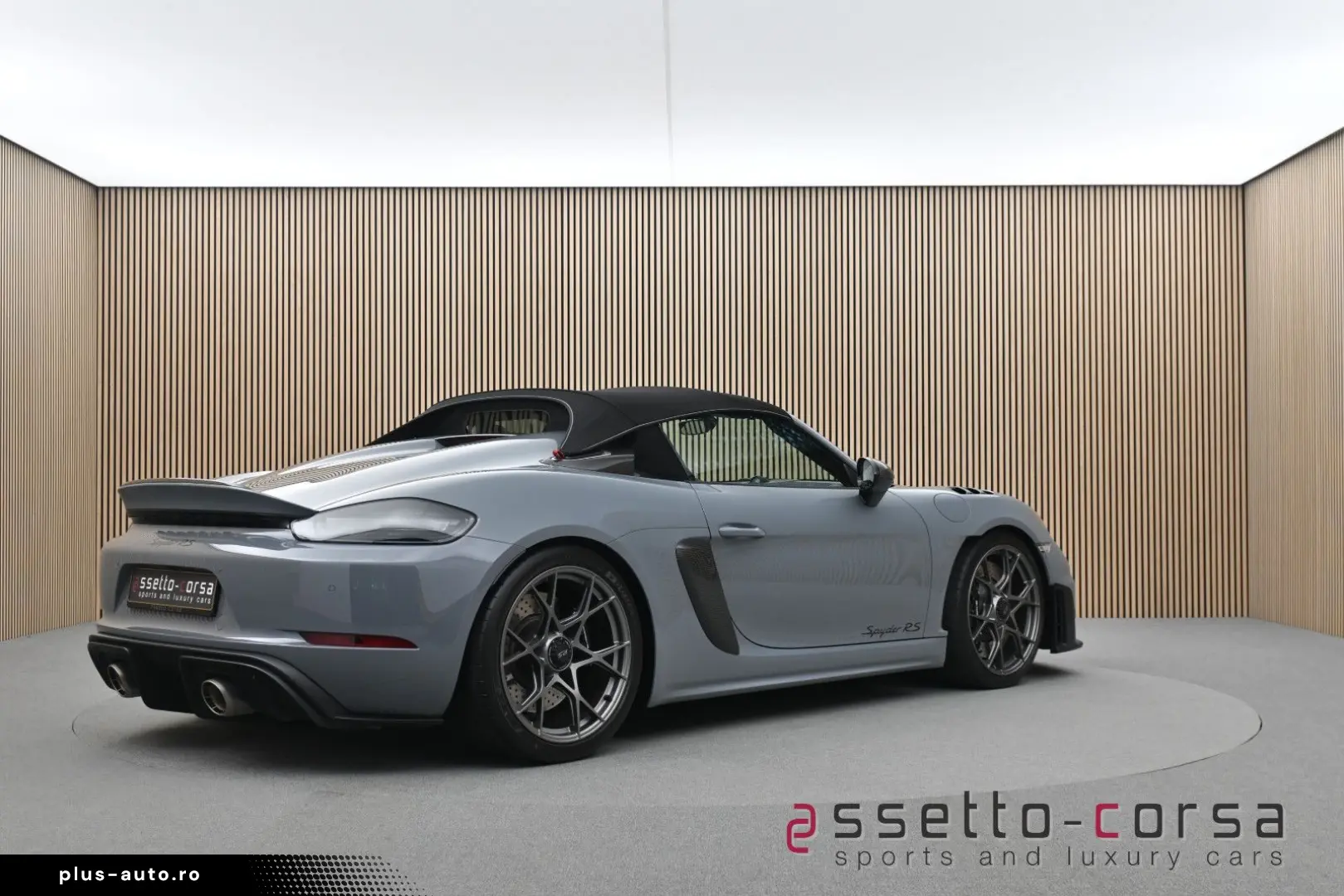 PORSCHE 718 Boxster Spyder RS Weissach Lift 90L Carbon
