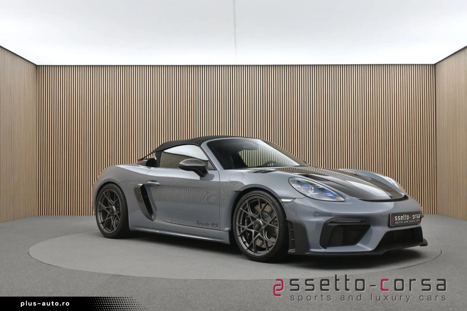 PORSCHE 718 Boxster Spyder RS Weissach Lift 90L Carbon